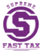 Supreme Fast Tax Square Logo Lavender